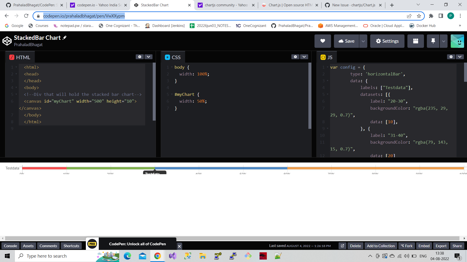 Stacked Bar chart Tooltip cuff off on Height Adjustment · Issue 10560