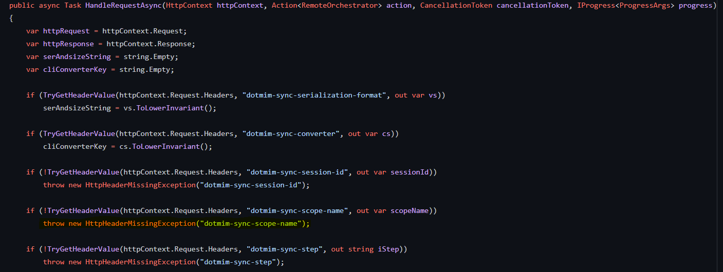 NullException in web proxy after sync is called in android app ...