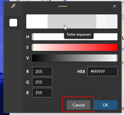 [Color Picker - Editor] Translation of cancel button (UI bug ?) · Issue ...