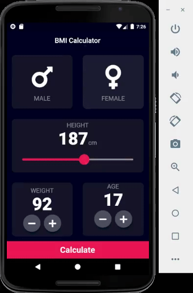 GitHub - SaeedAbb/BMICalculatorFlutter: An app to calculate the BMI in ...