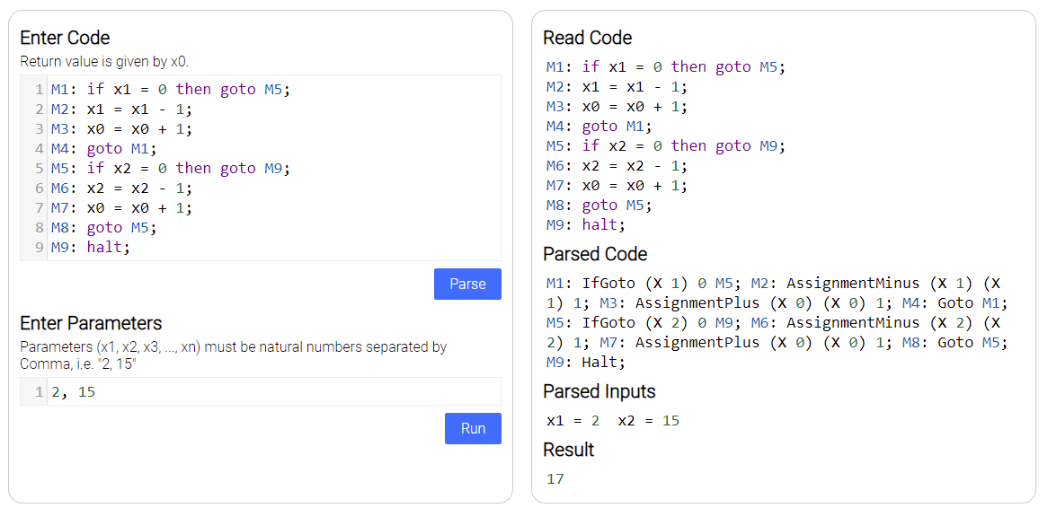 GitHub - ninopedergnana/thinterpreters: Haskell Interpreter for GOTO ...