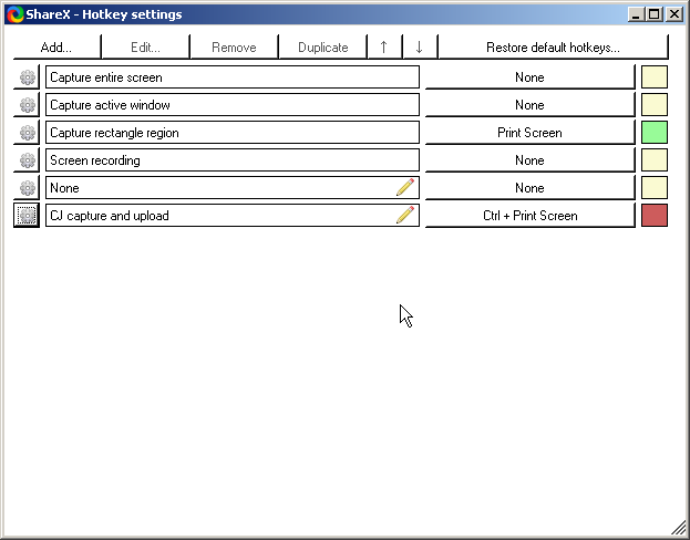Sharex Task Settings Cannot get custom task/workflow to capture region · Issue #3875 ...