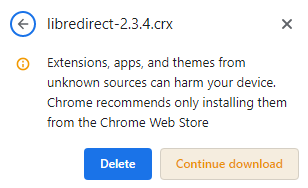 Chrome is actively blocking LibRedirect · Issue #554 · libredirect ...