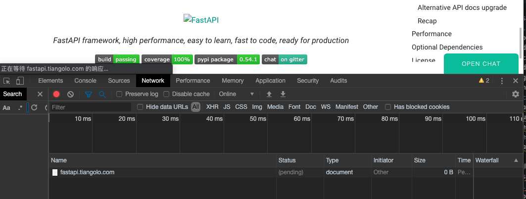 Official website loading speed · fastapi fastapi · Discussion #7555 ...