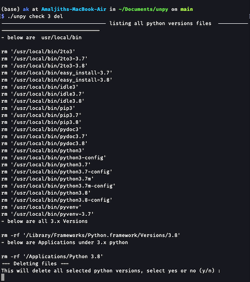 GitHub Amaljithkuttamath unpy One liner To Uninstall Python From MAC OS Github amaljithkuttamath unpy one liner to uninstall python from mac os