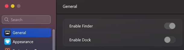 I want to remove the bottom Dock and just keep the Upper Dock · Issue ...