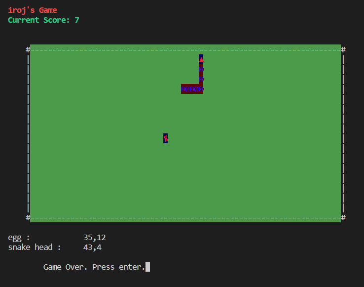 GitHub - VanIro/Snake-in-C: 1st year C project