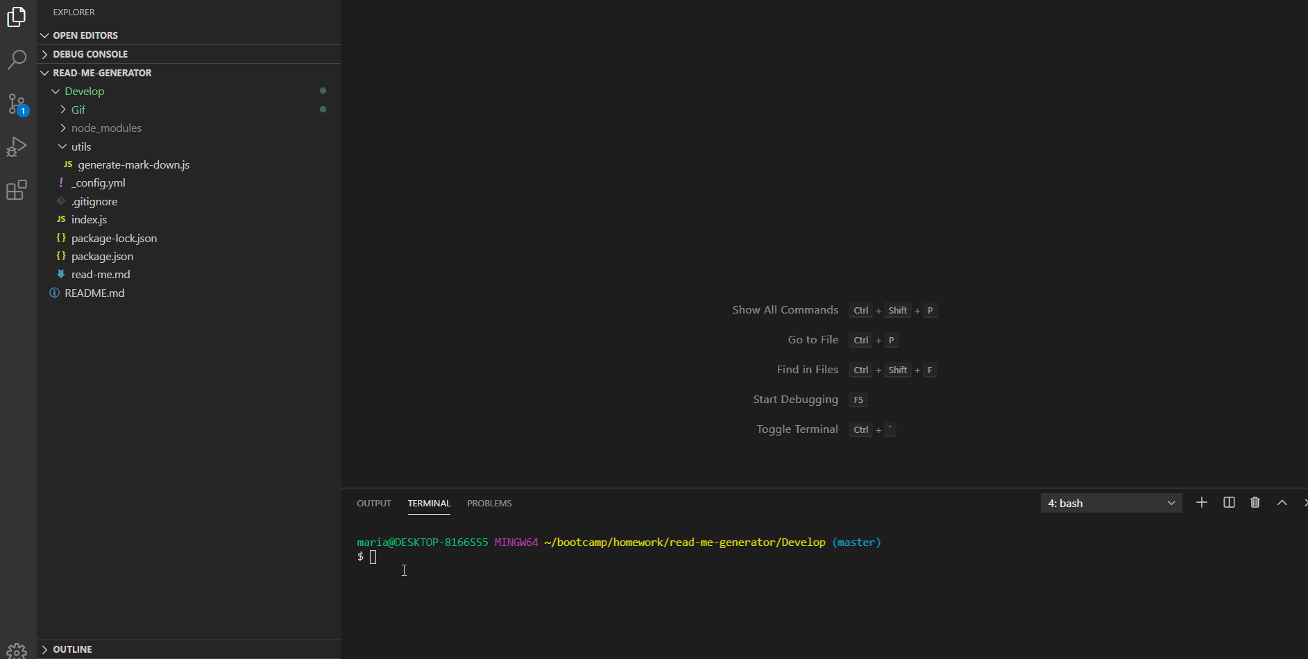 GitHub - MariaKhantech/read-me-generator