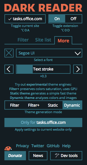Office 365 Planner lists are greyed out · Issue #936 · darkreader ...