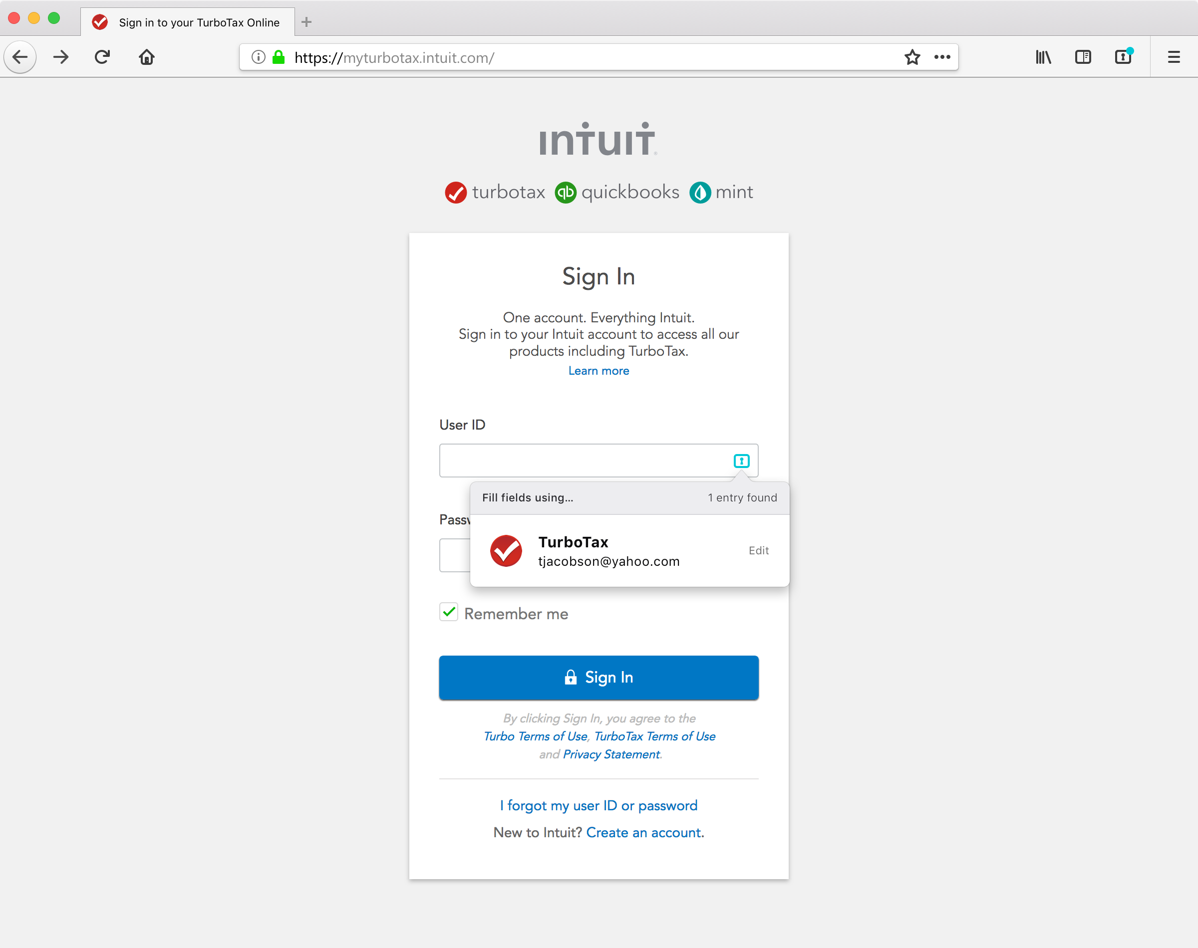 login fill - 1 0