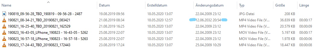 Files that cause the crash