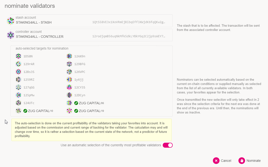 Validator Selection Improvement & Auto Selection Improvement · Issue ...