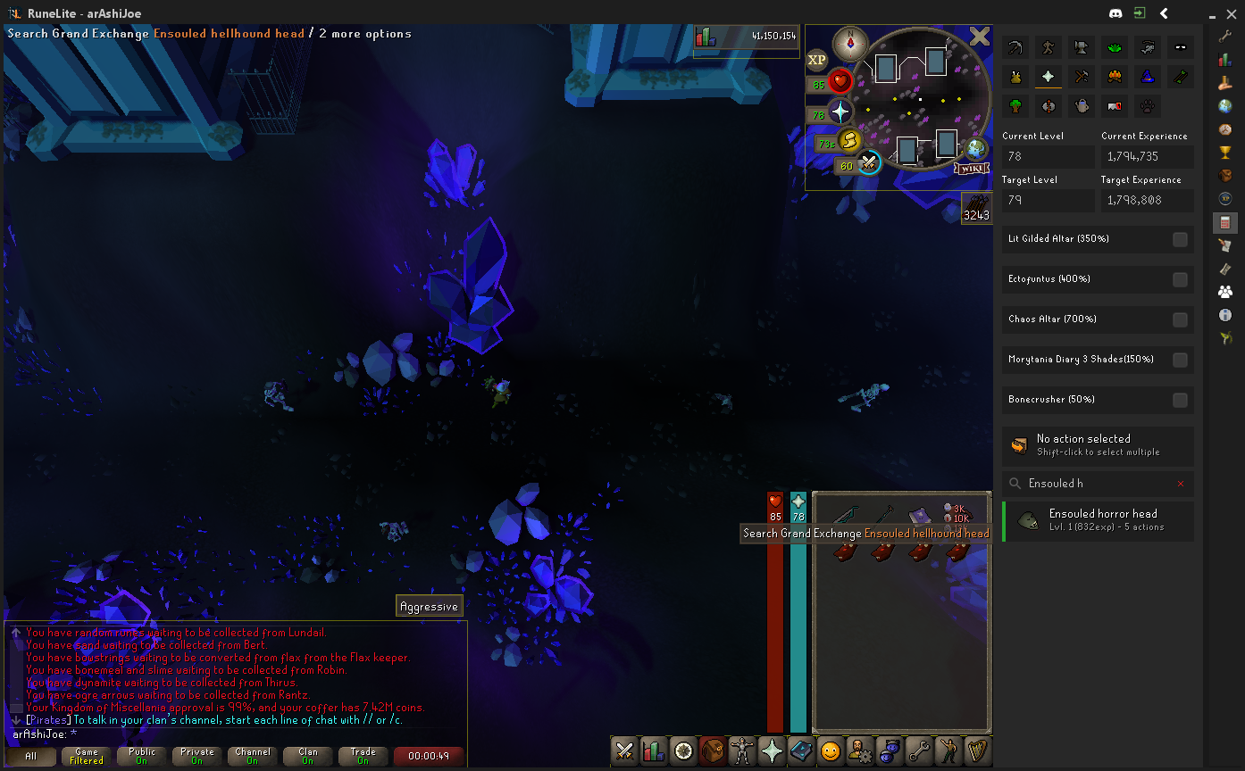 Skill Calculator "Ensouled hellhound head" missing · Issue 15261