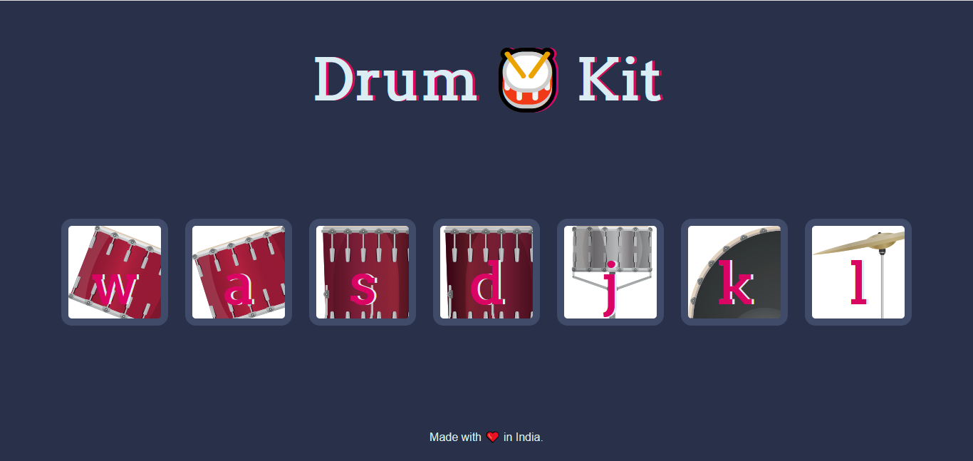 GitHub - Keyur996/drum-kit: Drum Kit Player