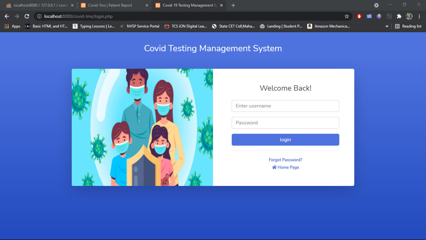 Github Kumarmanish01 Covid 19 Testing System