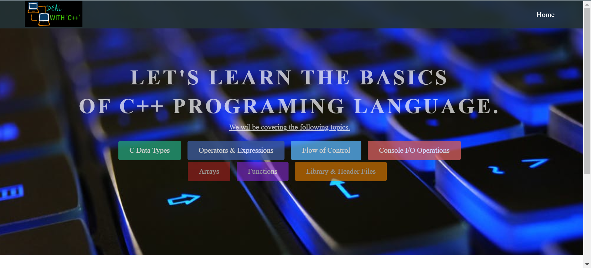 GitHub - shivangi557/progate.github.io: Deal with C++ is a website ...