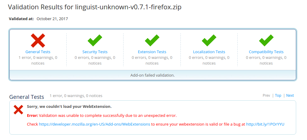 Addon Validation Error · Issue #509 · mozilla/addons · GitHub