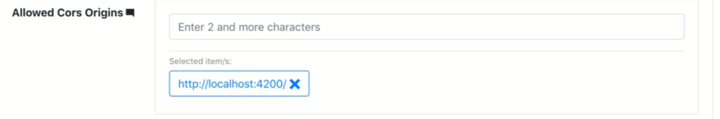 allowed cors origins