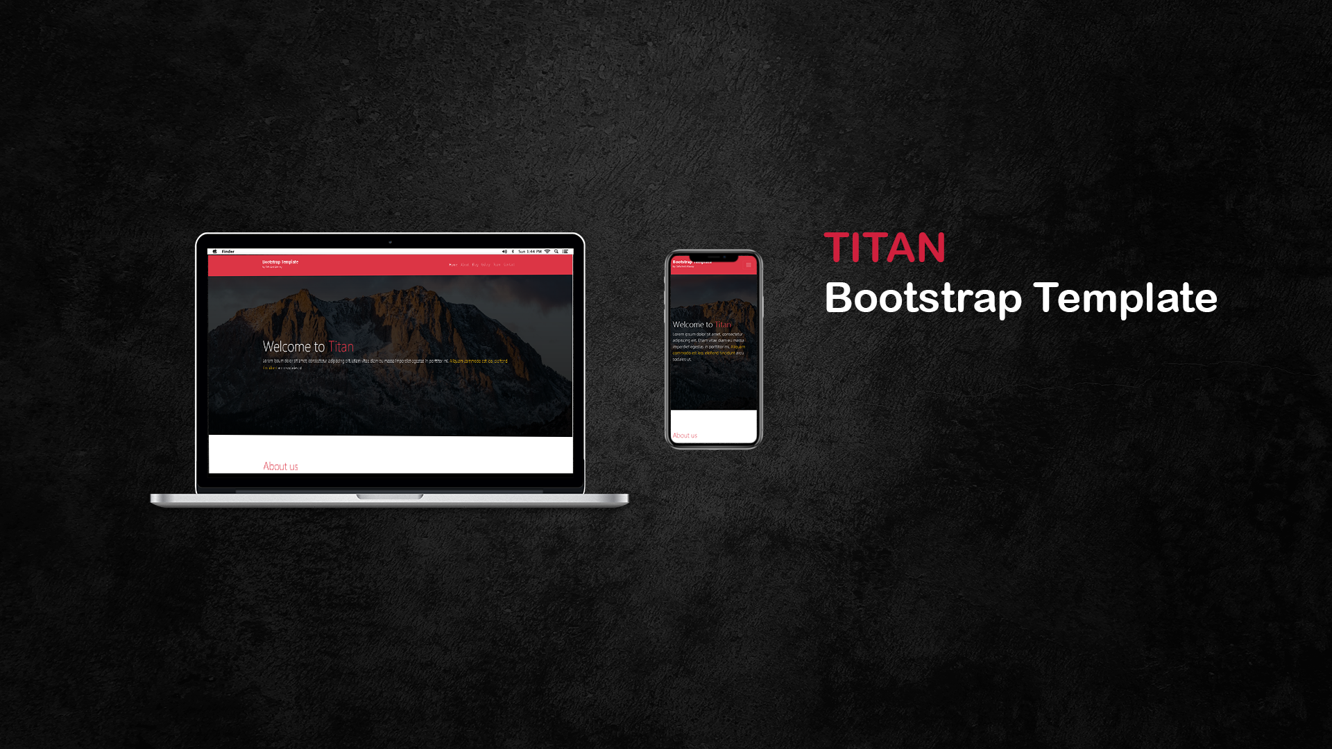 GitHub - safaanilatasoy/Titan-Bootstrap-Template: Bootstrap template