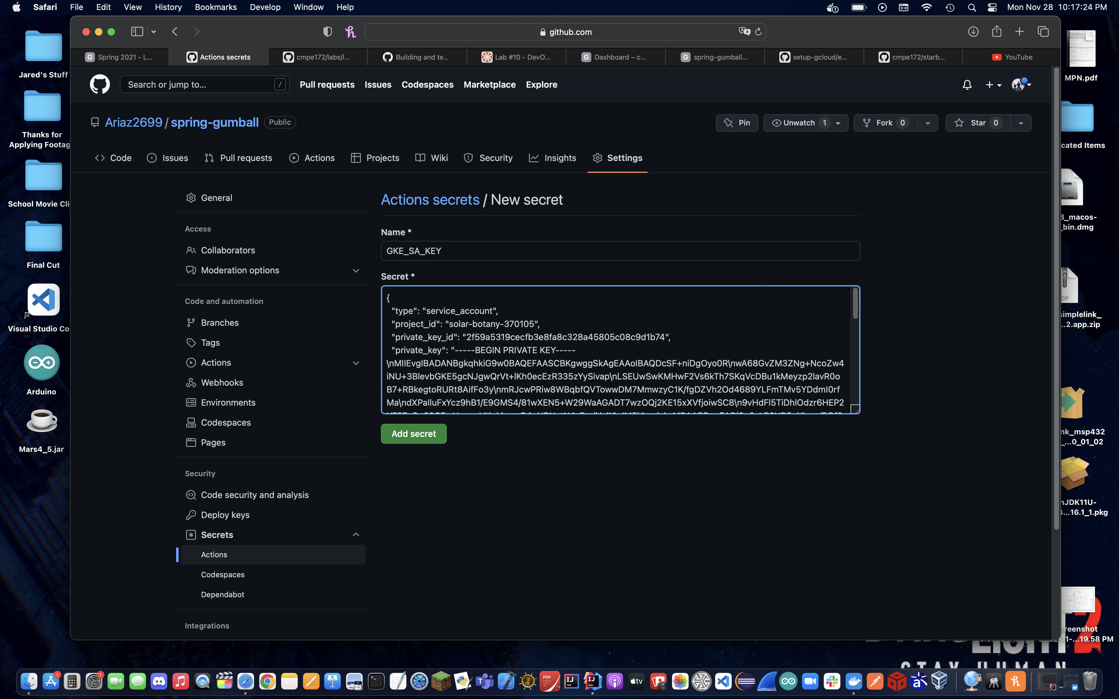 GitHub - Ariaz-Madani/spring-gumball: cmpe172 lab10