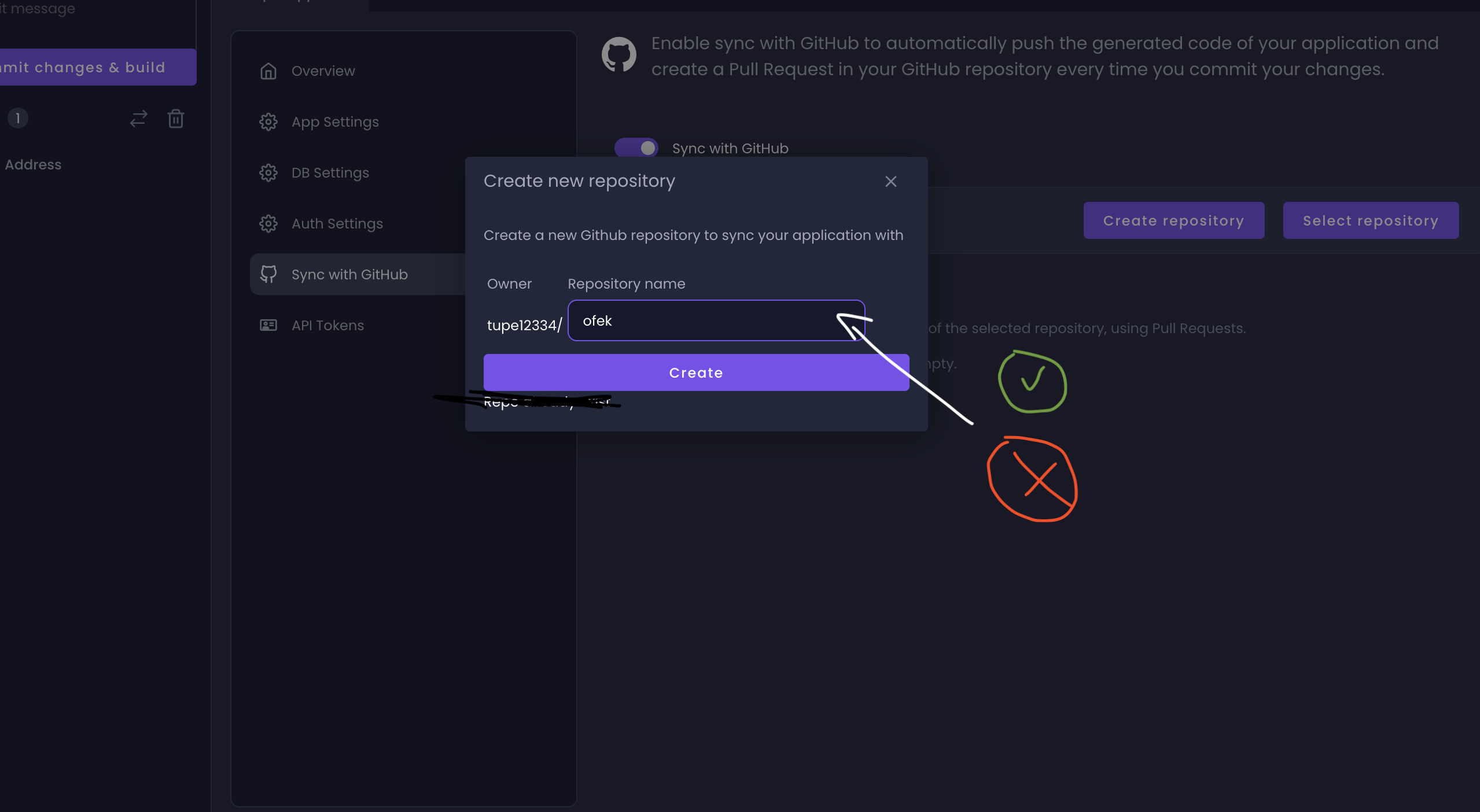 🚀 Feature: git create repo name indication · Issue #1879 · amplication ...