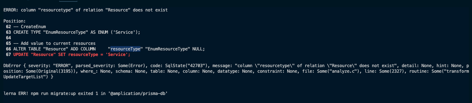 🐛 Bug Report: prisma migration crash · Issue #3091 · amplication ...