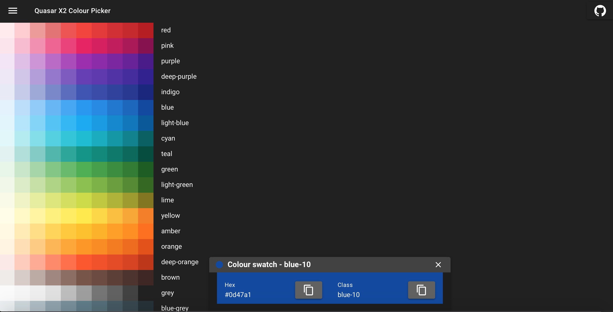 GitHub - lewweiming/quasar-x2-colour-picker: Basic colour picker for ...