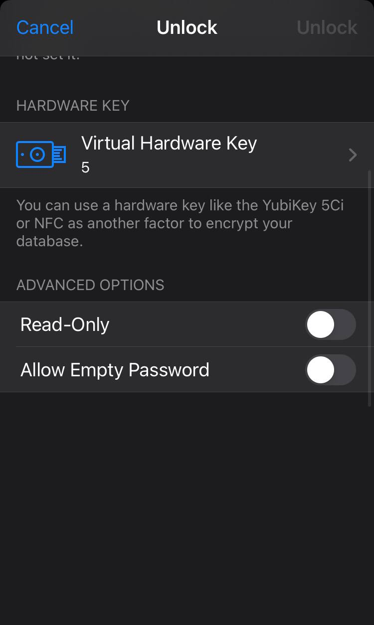 Virtual Hardware Keys · Issue 6467 · keepassxreboot/keepassxc · GitHub