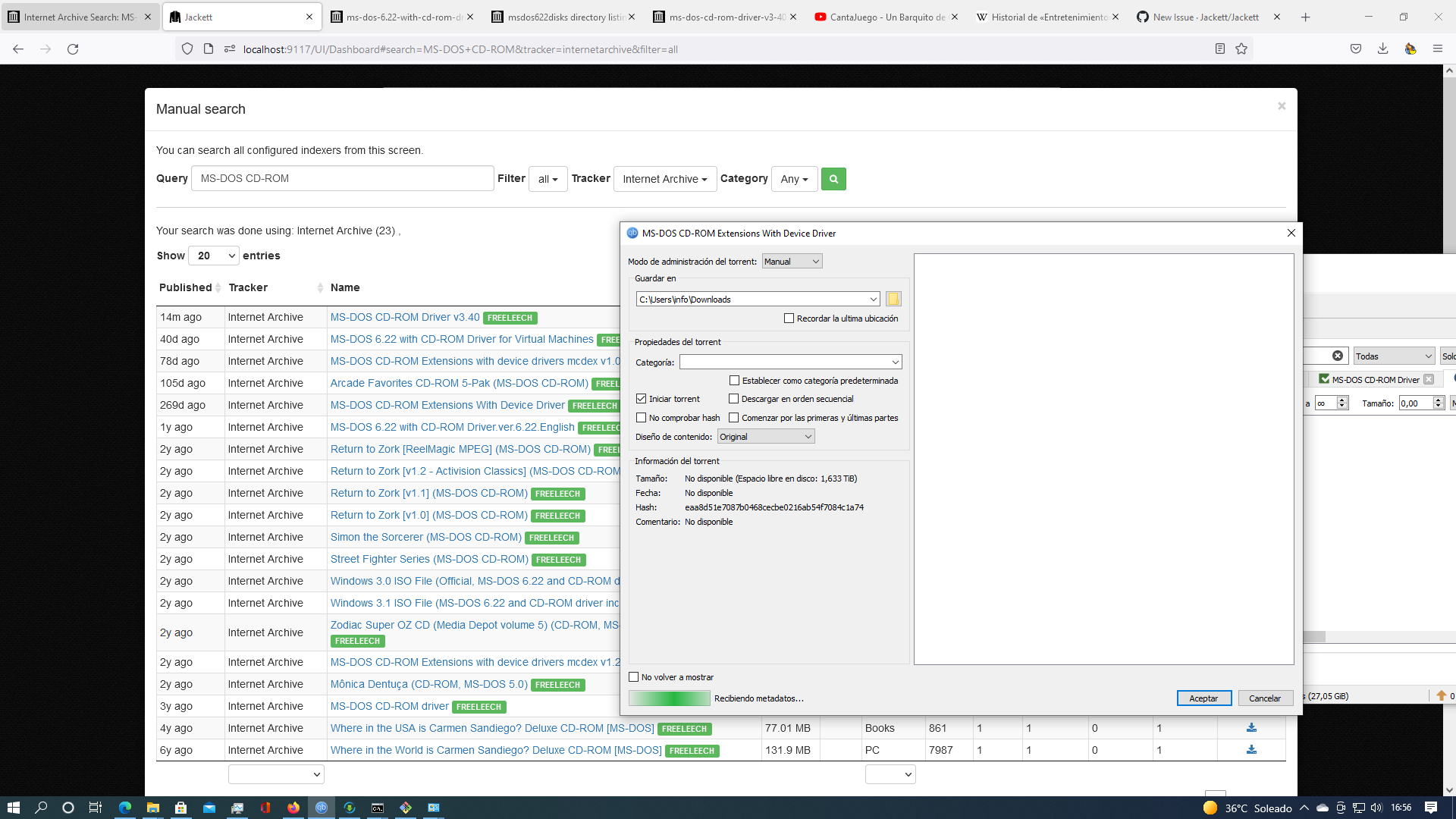 Archive not working · Issue 12209 · Jackett/Jackett