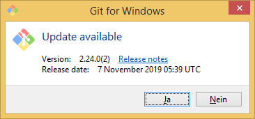 update available window