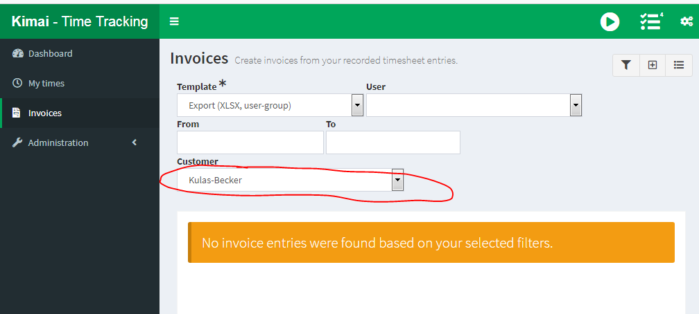 Invoicing export - 500: Internal Server Error · Issue #390 · kimai ...