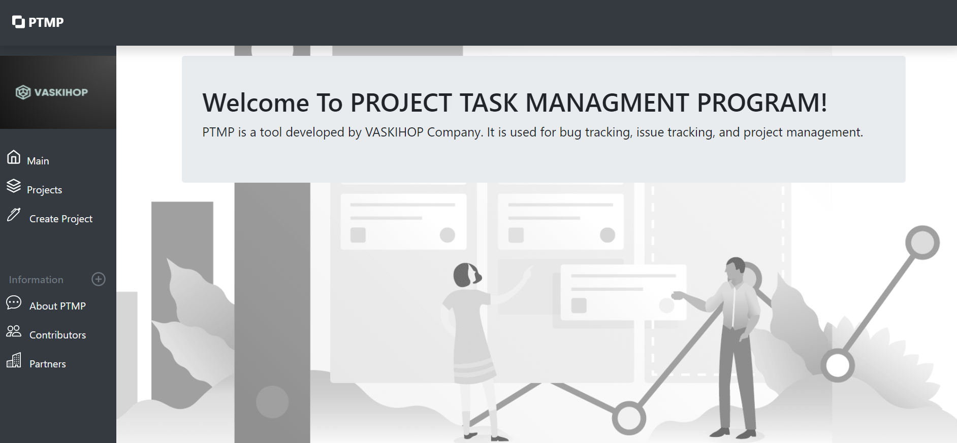 GitHub - vaskihop/PTMP: Project Task Management Program