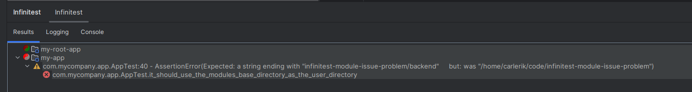 Module base directories are not used when running tests · Issue #378 ...