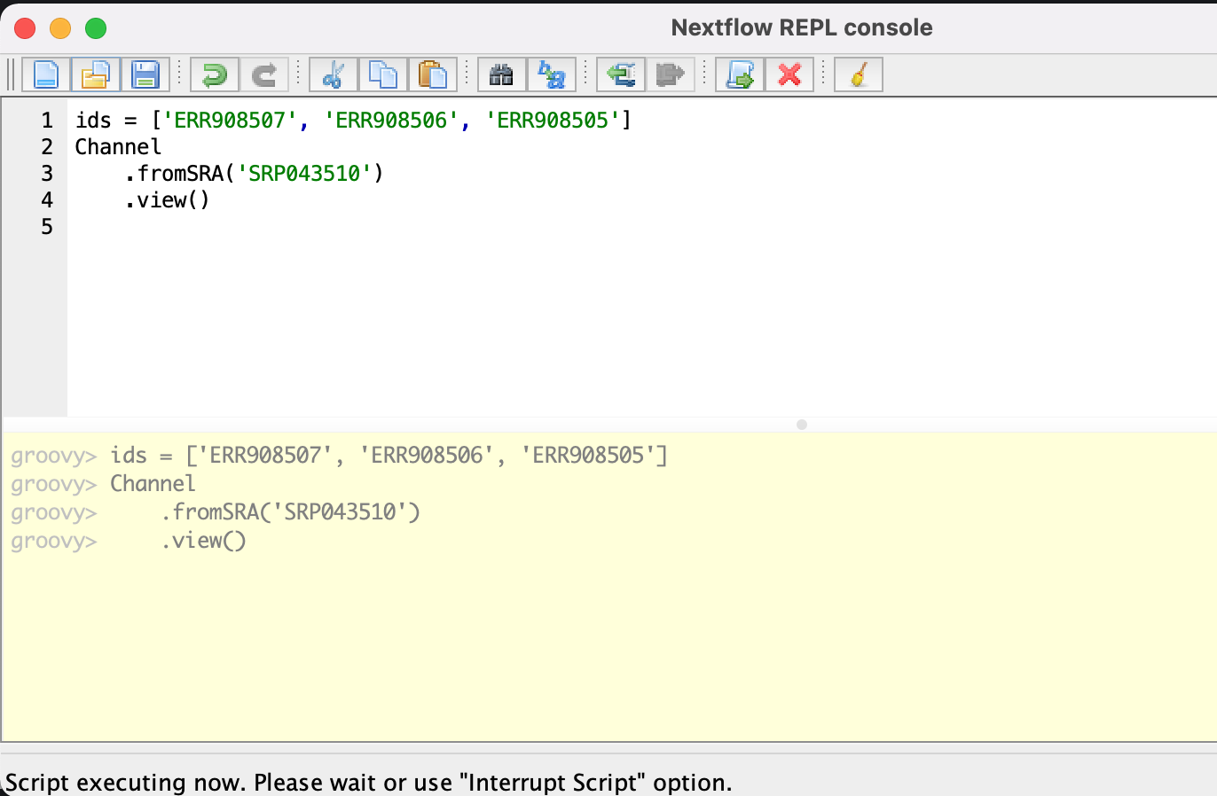 Nextflow console hangs testing fromSRA utility · Issue #1813 · nextflow ...