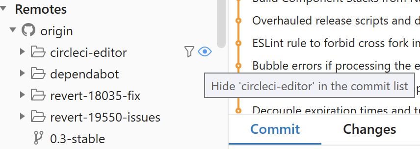 Do not show remote refs in view of all commits · Issue #1387 · fork-dev ...