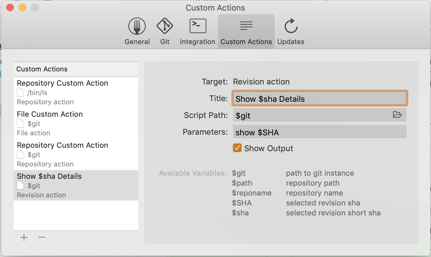 Feature Request: custom UI actions · Issue #675 · fork-dev/Tracker · GitHub