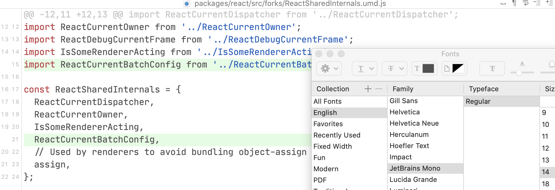 Crash using JetBrains Mono font · Issue 886 · forkdev/Tracker · GitHub