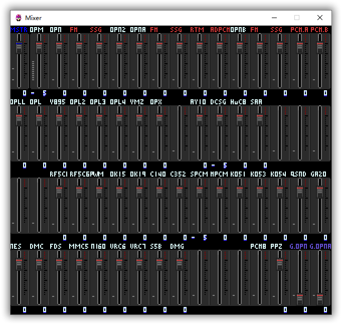 Keyboard controls mixer volume · Issue 238 · kuma4649/MDPlayer · GitHub