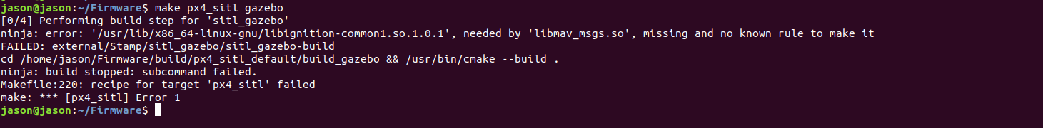 Compile with gazebo error · Issue #15039 · PX4/PX4-Autopilot · GitHub