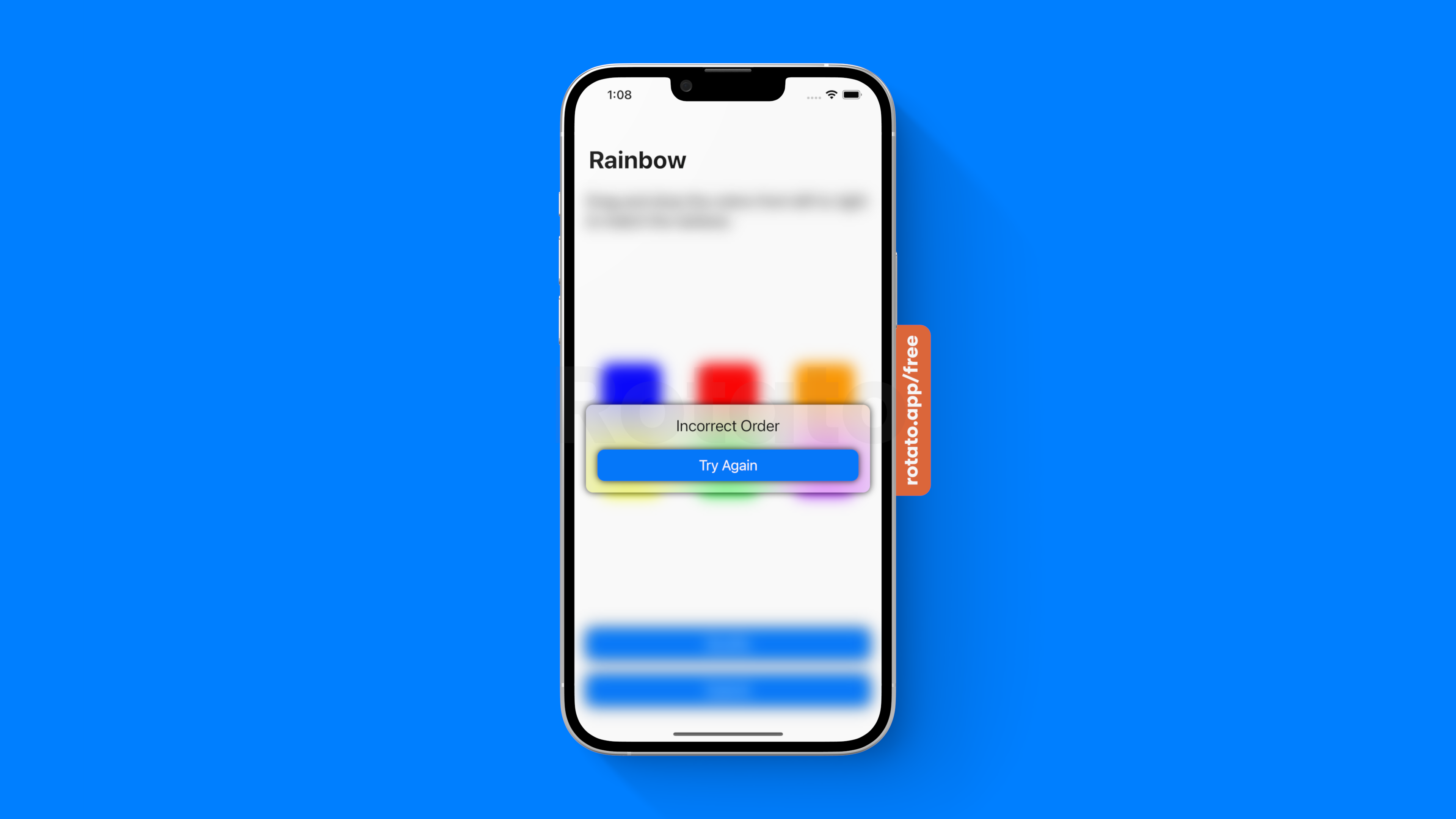 GitHub - Brandon-Rod/Rainbow: An app where users create the order of ...