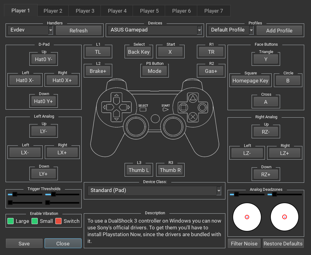 KEY_HOMEPAGE not recognized on Bluetooth gamepad · Issue #6079 · RPCS3 ...
