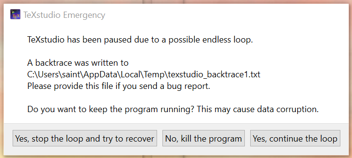 texstudio crashes when opening large files · Issue #2856 · texstudio ...