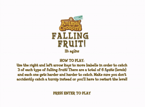 GitHub - brothgod/falling-fruit: Animal Crossing themed game that uses ...