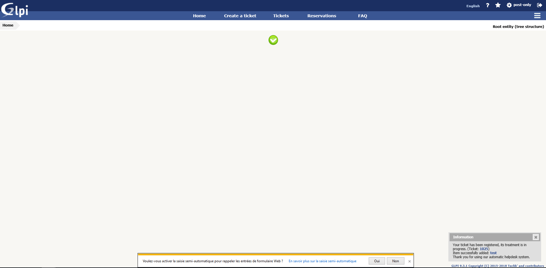 New ticket creation -> redirection to the ticket ? · Issue #4661 · glpi ...
