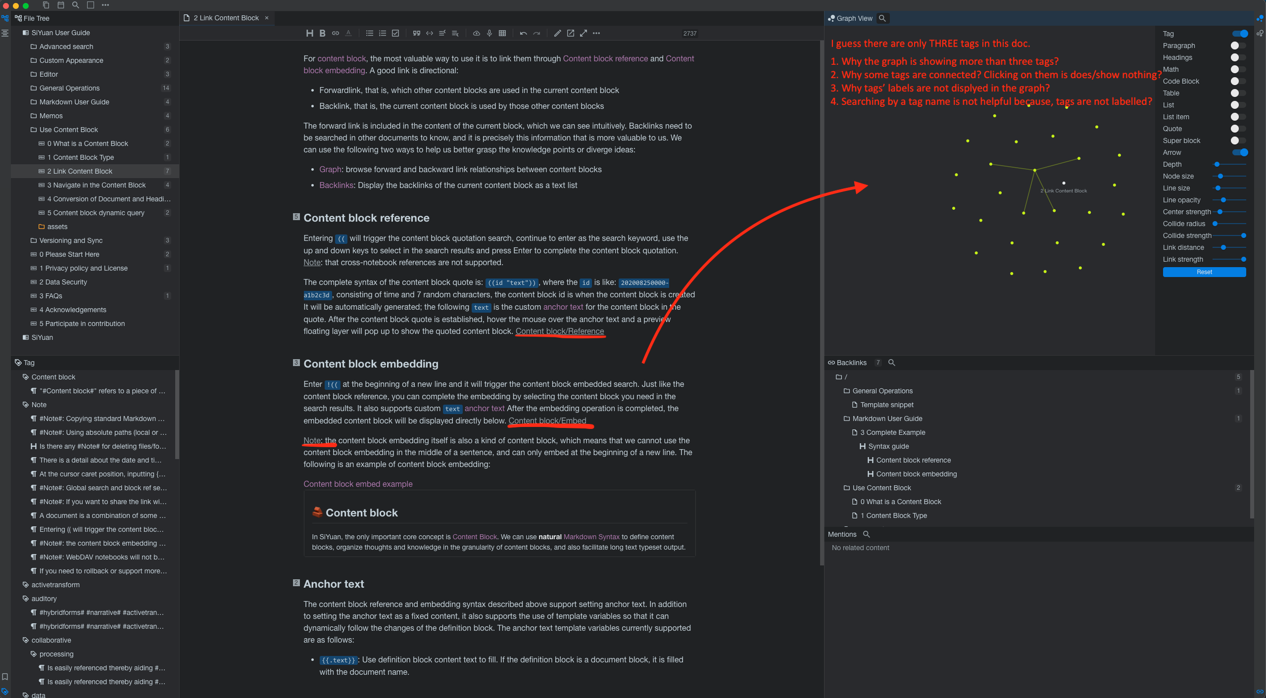 Showing tags on the graph · Issue #1597 · siyuan-note/siyuan · GitHub