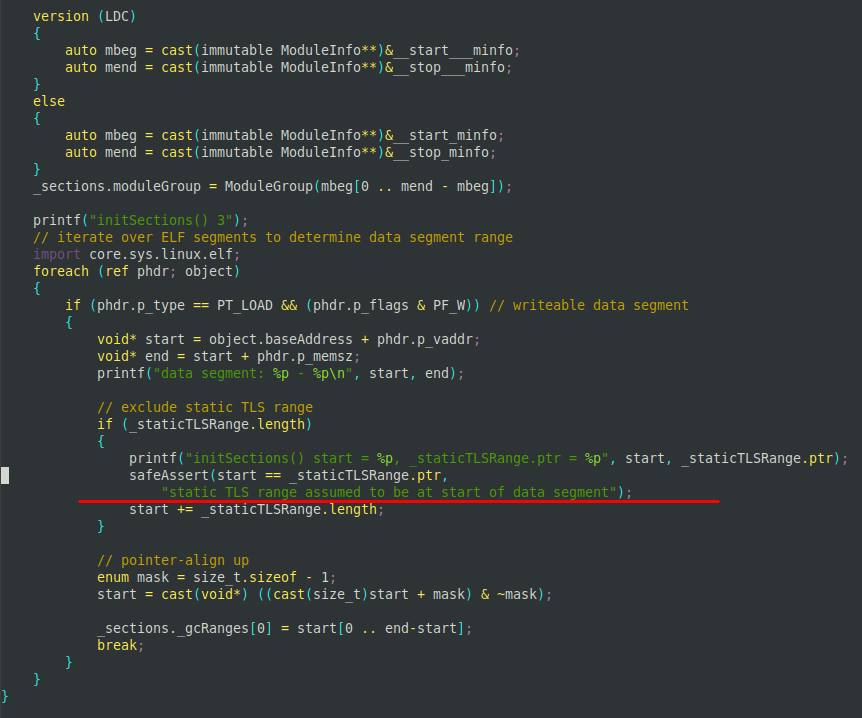 GC on Android SIGSEGV · Issue #3350 · ldc-developers/ldc · GitHub