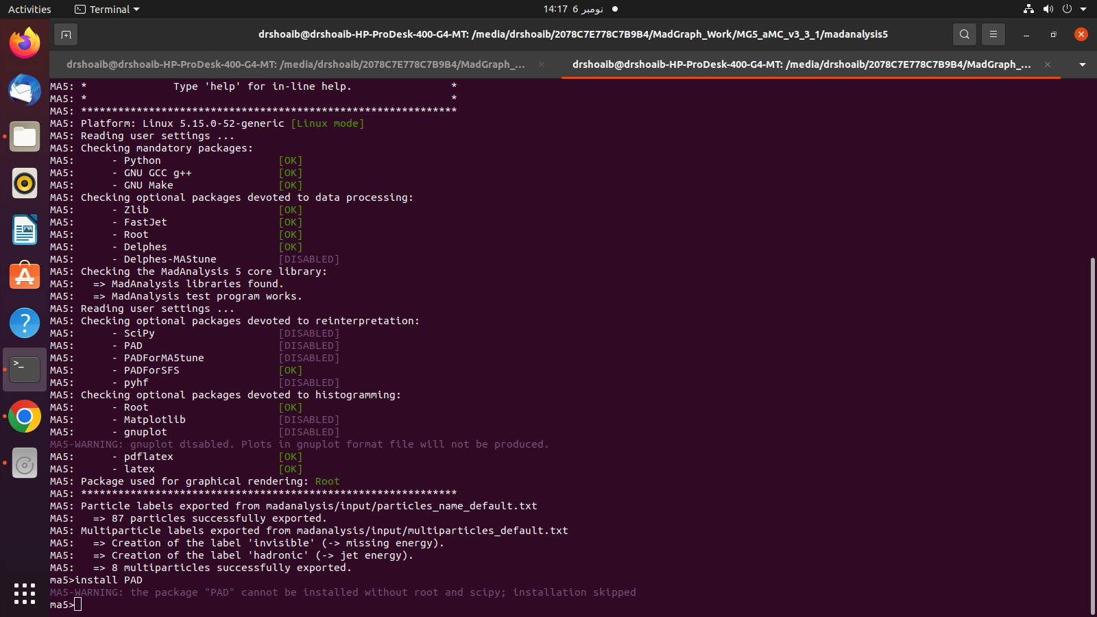 Issue with scipy and matplotlib · Issue #147 · MadAnalysis/madanalysis5 ...