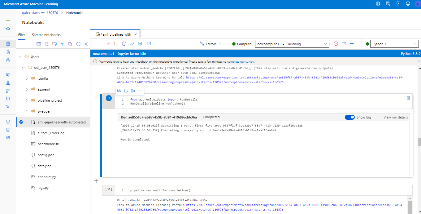 GitHub - sg7801/Operationalizing-Machine-Learning: In this project I ...