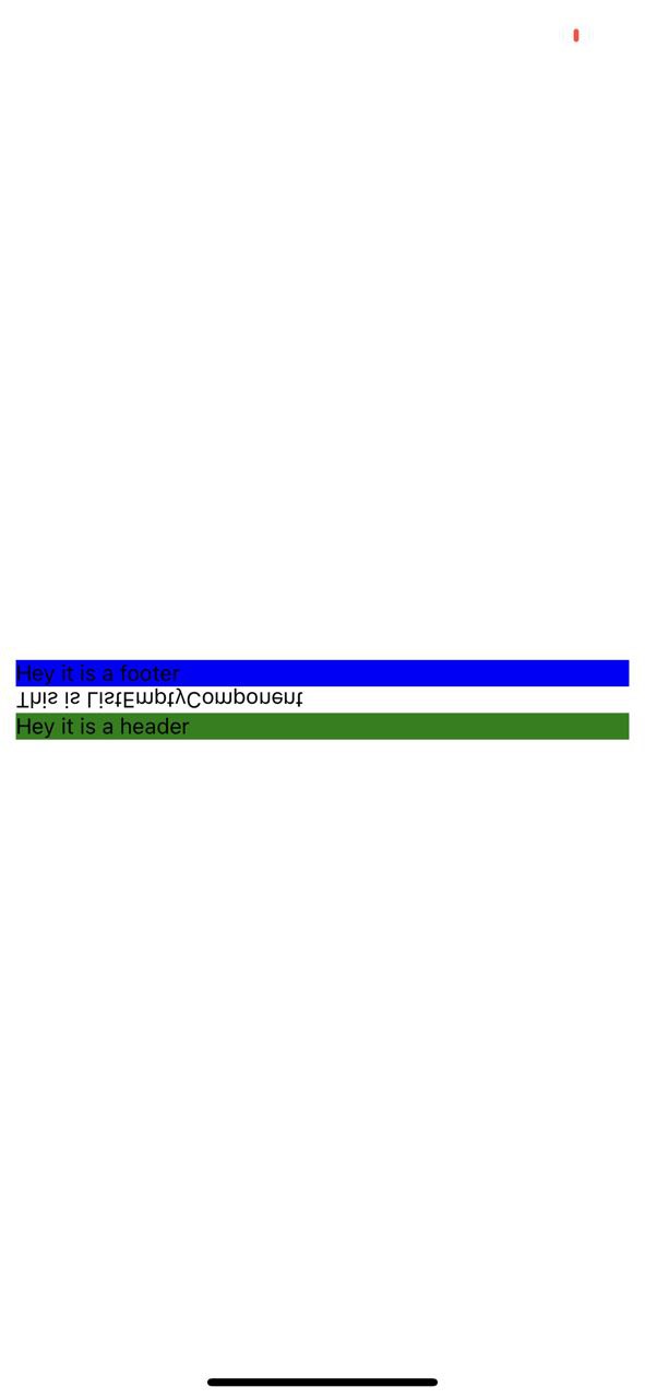Inverted FlatList rotates ListEmptyComponent · Issue #30810 · facebook ...
