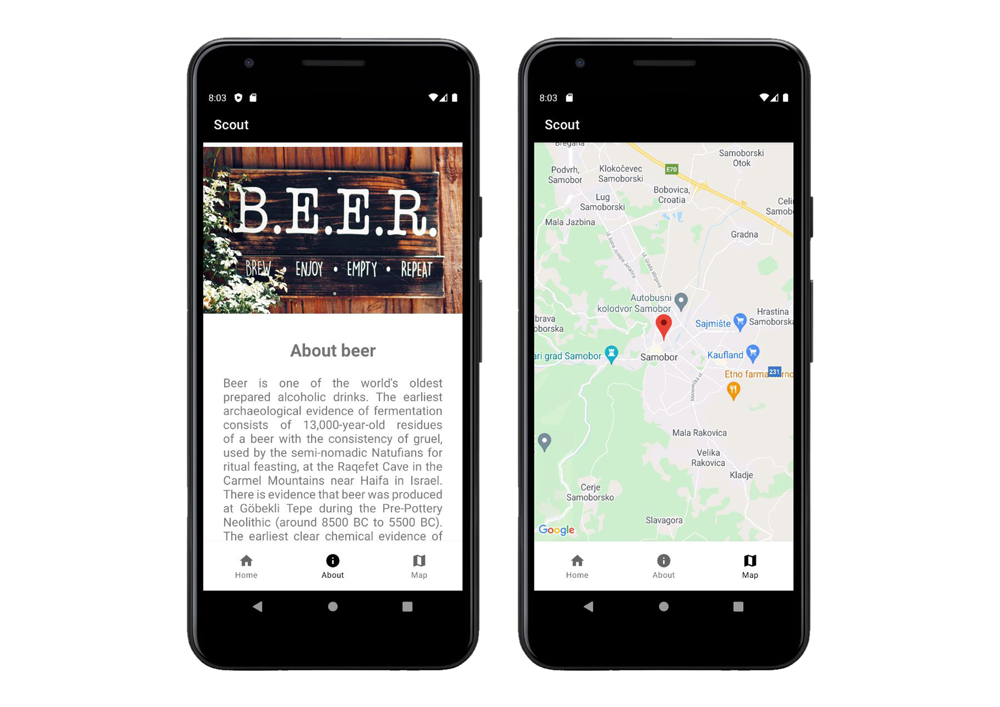 GitHub klodovic/VUAAndroidprojekt Beer Application